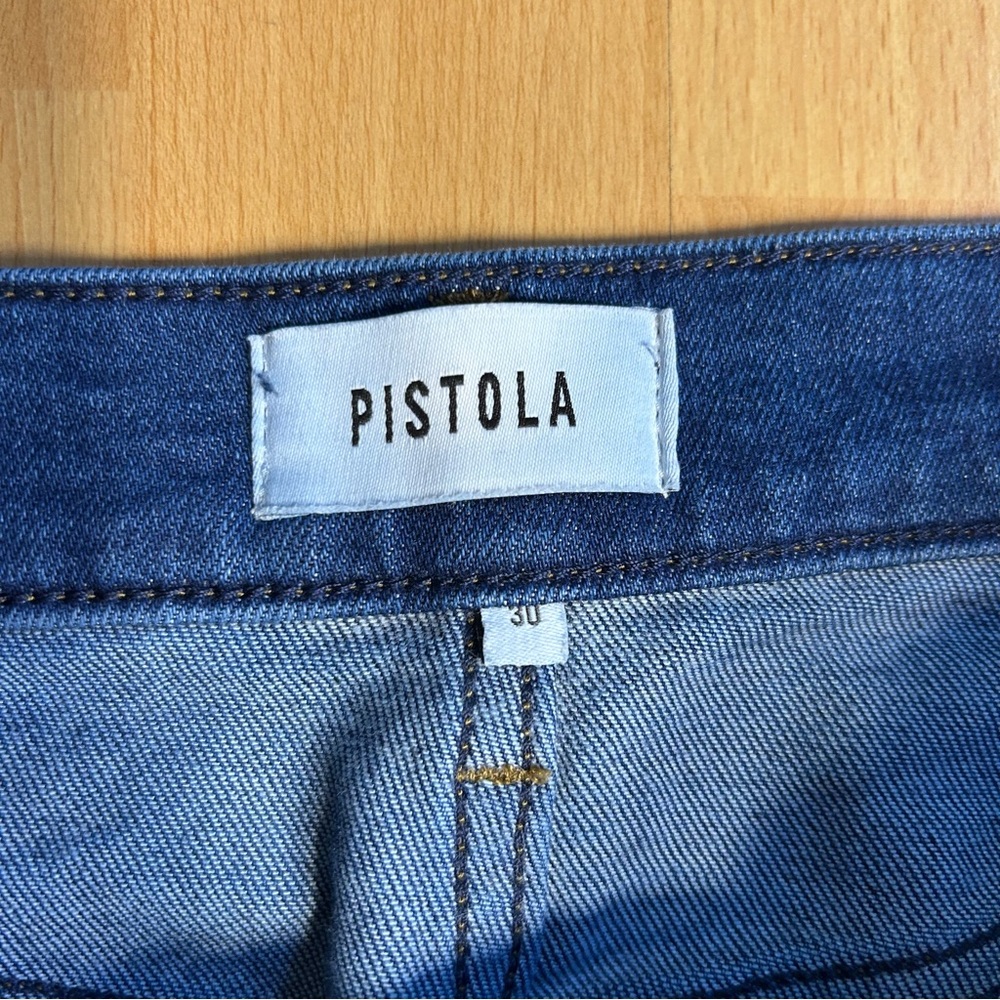 Pistola Lennon High Rise‎ Boot Cut Crop in Waterloo Raw Hem - Picture 5 of 12